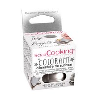 Scrap Cooking Lebensmittelpuder Glitzer Silber 5g