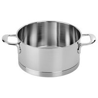 Demeyere Atlantis Kochtopf 24 cm mit Deckel halbhoch