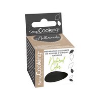 Scrap Cooking Lebensmittelfarbe natürlich Pulver schwarz 3gr