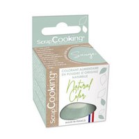 Scrap Cooking Lebensmittelfarbe natürlich Pulver salbei grün 10g