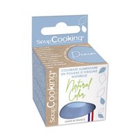 Scrap Cooking Lebensmittelfarbe natürlich Pulver denim blau 10g