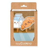 Scrap Cooking Muffinförmchen und Kawaii Tortendekorationen