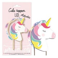 Scrap Cooking Cake Topper mit LED Beleuchtung Einhorn
