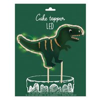 Scrap Cooking Cake Topper mit LED Beleuchtung Dino