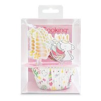 Scrap Cooking Muffinförmchen und cake toppers Einhorn