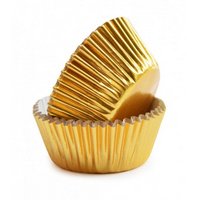 Scrap Cooking Cupcake Formen gold
