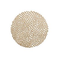 ZELLER Tischset Cut out gold rund