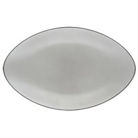 Revol Servierteller Equinoxe oval grau
