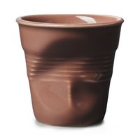 Revol Froisse Knitterbecher Espresso 8cl verbrannte erde