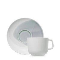Revol Confluence Espressotasse m. Untert. 8cl fjord alab. weiss