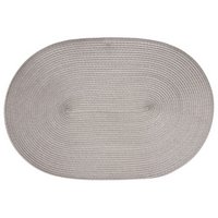 Continenta Tischset oval grau