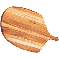 teakhaus Servierbrett Canoe mit Griff
