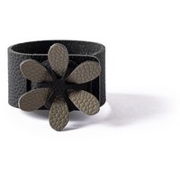 MiLLE W Serviettenring Blume grau schwarz