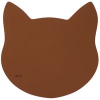 MiLLE W Napfunterlage Katze L cognac