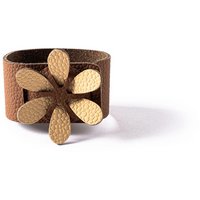 MiLLE W Serviettenring Blume beige cognac