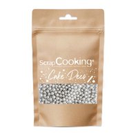 Scrap Cooking Zuckerstreusel Perlen silber