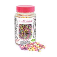 Scrap Cooking Zuckerstreusel Blumen regenbogenfarbig