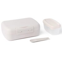Amuse Salat Box mit Göffel Beige