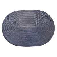 Tischset oval anthrazit