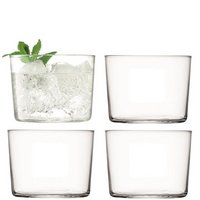 LSA 4er Set Gio Becher 220ml klar