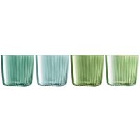 LSA 4er Set Gems Gobelet 310ml Jadegrün assort.