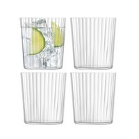 LSA 4er Set Gio Line Becher 390ml klar