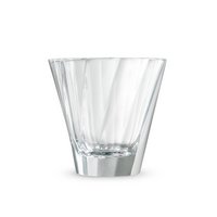 Loveramics Twisted Cappuccino Glas 180ml klar