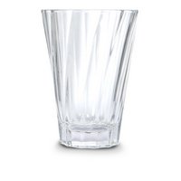 Loveramics Twisted Latte Glas 360ml klar