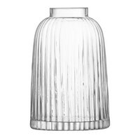 LSA Pleat Vase H20cm - klar