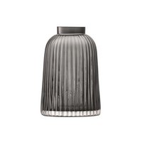 LSA Pleat Vase H20cm - grau