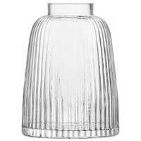 LSA Pleat Vase H26cm - klar