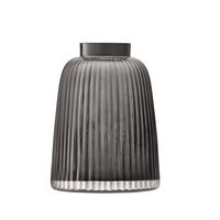 LSA Pleat Vase H26cm - grau