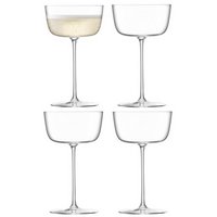 LSA 4er Set Borough Cocktailschale 240ml klar
