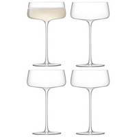 LSA 4er Set Metropolitan Champ.gläser 300ml klar