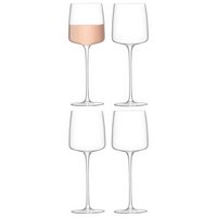 LSA 4er Set Metropolitan Wein Glas 350ml klar