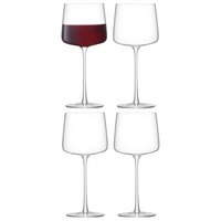 LSA 4er Set Metropolitan Wein Glas 400ml klar