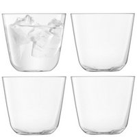 LSA 4er Set Arc Becher 260ml klar