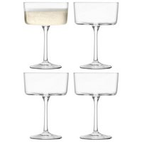LSA 4er Set Gio Champagner-Cocktail Gläser 230ml Klar