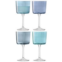 LSA 4er Set Gems Weingläser 250ml Saphir assort.