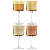 LSA 4er Set Gems Weingläser 250ml bernstein assort.