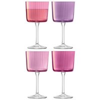 LSA 4er Set Gems Weingläser 250ml Granat assort.