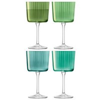LSA 4er Set Gems Weingläser 250ml Jade assort.