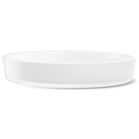 LSA Collective Schale D35cm H6cm Glas weiss