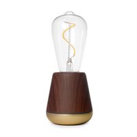 Humble Light Tischlampe One braun Walnussholz