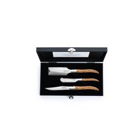 Forged Luxury Line Charcuterie Set Olivenholz