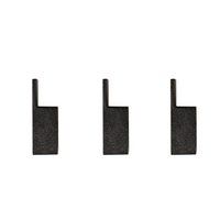 Nordesign Handtuchhalter Klebehaken schwarz
