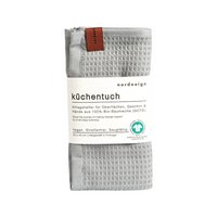 Nordesign Küchentuch Stockholm Grey hellgrau