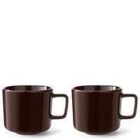 LSA 2er Set Collective Kaffeetasse 260ml mocha