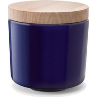 LSA Collective Dose H8.5cm mit Deckel Esche cobalt