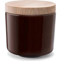 LSA Collective Dose H8.5cm mit Deckel Esche mocha